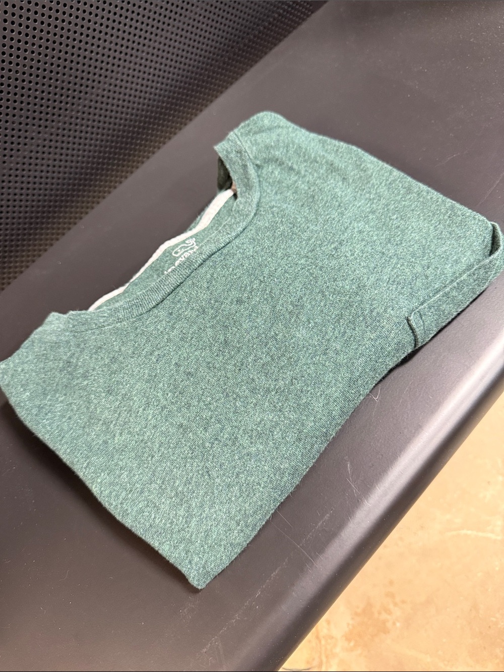Vineyard Vines Heather Olive Long Sleeve Pocket Tee